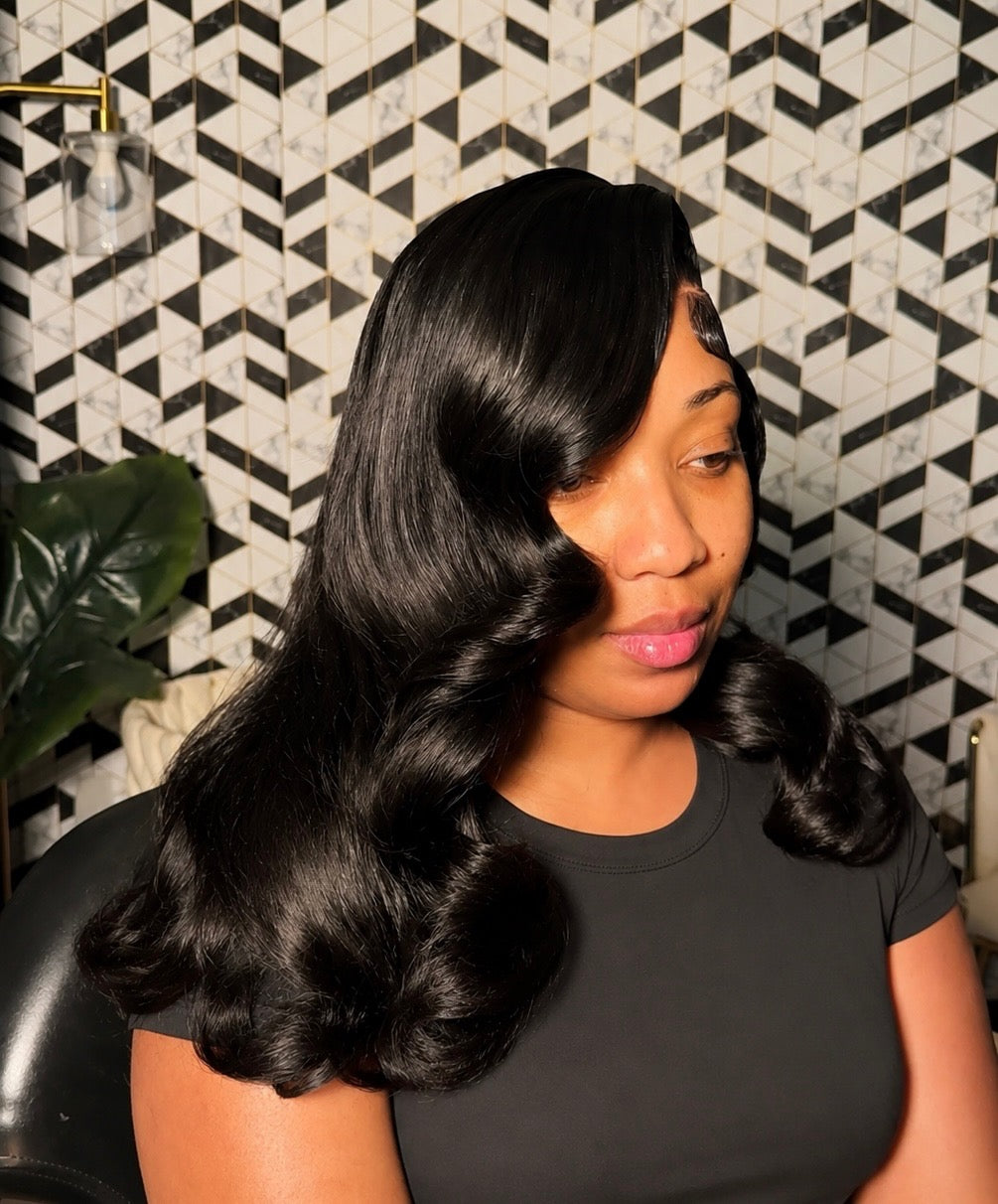 Body Wave Transparent Frontal Wig- 250% Density