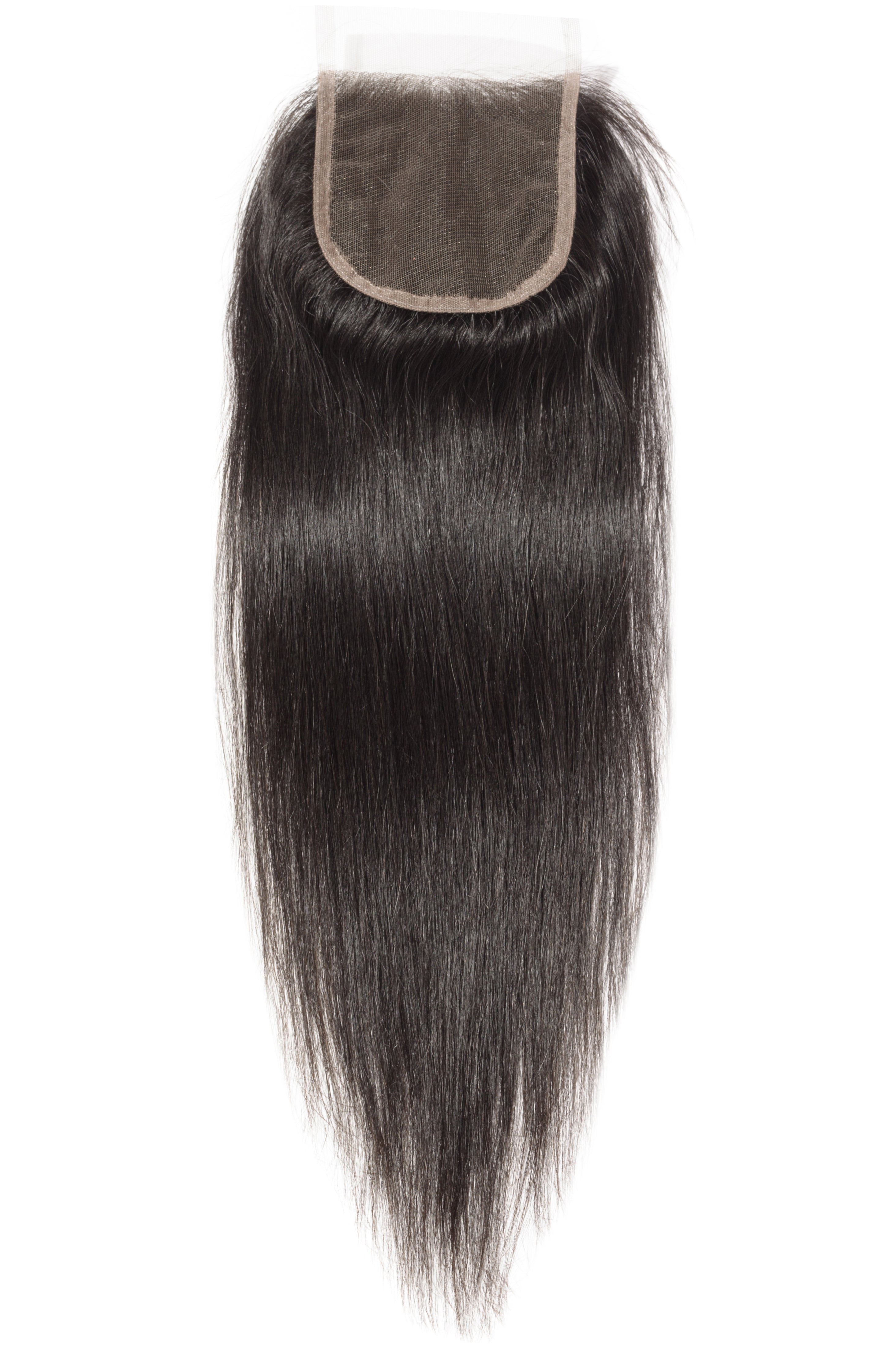 Straight 4x4 Transparent Lace Closure